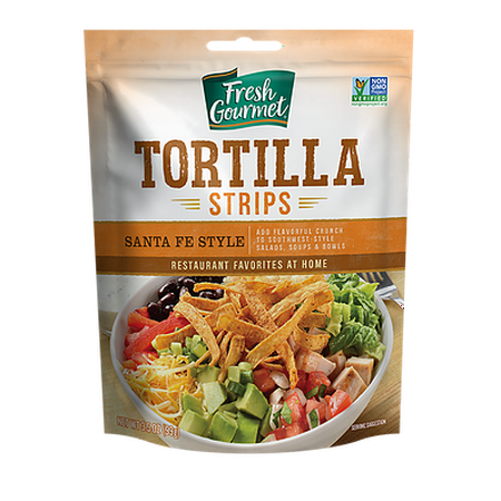 (BBD: Dec/23/2022) TORTILLA STRIPS SANTA FE STYLE (  3.5 Ounce, Pack of 9 ) 