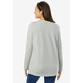 thumbnail image 2 of Woman Within Plus Size Perfect Long-Sleeve Crewneck Tee (Petite Available), 2 of 3