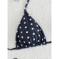 thumbnail image 7 of Tainehs Women's Sexy Halter Thong Bikini Tie Two Sides Bottom Triangle Bikini Swimsuits, 7 of 7