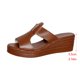 thumbnail image 4 of Mujeres Más Tamaño Vestidos de Verano Doble Correa Cuña Tacón Sandalias Casual Versátil Aumento de la Altura Zapatos Primavera, 4 of 9