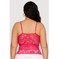 thumbnail image 5 of Womens Plus Size Floral Lace Caged Front Cami, 5 of 5