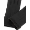 thumbnail image 3 of Isotoner Women's Everyday Spandex Gloves with Fleece Lining, Black, S/M, 3 of 7