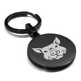 thumbnail image 1 of Stainless Steel Year of the Pig Zodiac Round Medallion Keychain Circle Ring, 1 of 2