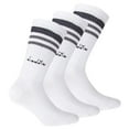 thumbnail image 1 of Calcetines de Tenis Unisex Diadora - Paquete de 3, Logotipo, Rayas Blanco 43-46, 1 of 3