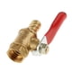 thumbnail image 4 of 1/4 Válvulas de Palanca Interruptor A Rosca 5/16 Púas Cola Latón 12 mm 8 mm rojo Colco Válvula de bola de agua, 4 of 8
