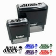 thumbnail image 1 of Rush Order Expedited Shipment Running Person Self-Inking Rubber Stamp Ink Stamper for Business Office - Black Ink - Small 1-1/2 Inch, 1 of 7