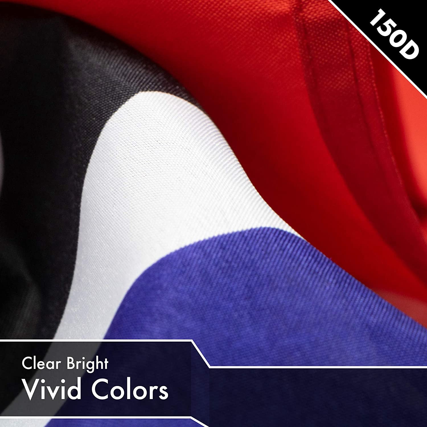 G128 Combo Pack: USA American Flag 3x5 ft 150D Printed & Welcome Business Flag 3x5 ft 150D Printed