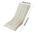 thumbnail image 3 of Tgbvmt Recliner Cushion Thickened Rocking Chair Seat Pad Soft Velvet Backrest Lazy Chair Seat Cushion with Side Ties for Living Room Bedroom Lounge Balcony Office Apartment Home Decor, 3 of 6