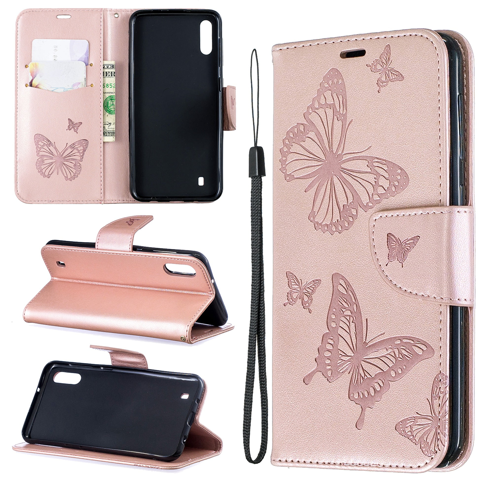 Details about   Reiko XL leather belt clip Loop Card holder  Fits a hard case on  Galaxy A10e 