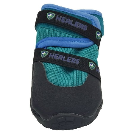 UPC: 0850016560278 | Healers Urban Walkers III Dog Booties – One Pair – Teal – Small/Medium