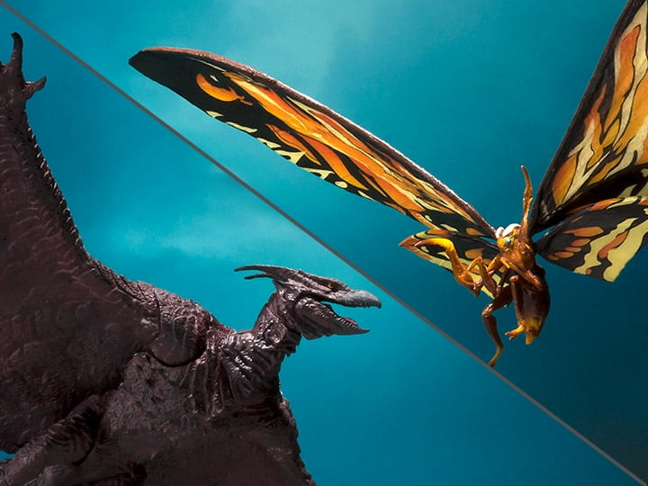 Details about   Set of 2~Godzilla 2019 Series Rodan Mothra Japan Bandai 