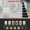thumbnail image 4 of ENERLITES Toggle Light Switch Wall Plate, Stainless Steel Metal Cover, Corrosive Resistant, Standard Size 1-Gang, 430 Stainless Steel, UL Listed, Silver, 4 of 5