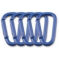 thumbnail image 2 of Carabiner 5pcs D Ring Shape Carabiner Aluminum Alloy Carabiners for Outdoor Camping Hiking Climbing, 2 of 7