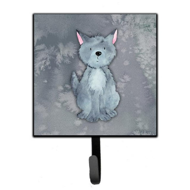 Carolines Treasures BB7398SH4 Wolf Watercolor Leash or Key Holder