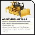 thumbnail image 5 of Diecast Masters Caterpillar D10T Track-Type Tractor, Core Classics Series Cat Trucks & Construction Equipment | 1:50 Scale Model 85158C Collectible, 5 of 8