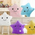 thumbnail image 6 of Syenll Twinkle Star Plush Pillow, LED Glowing Cushions, Star Shaped Throw Pillow Toys for Toddlers, Purple, 6 of 9