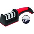 thumbnail image 1 of Afilador Easy Sharp de 3 etapas - Para cuchillos de cocina - Resultado profesional/Diseño ergonómico - Piedra cerámica/carburo de tungsteno/diamante - Acabado negro/cromado, 1 of 5