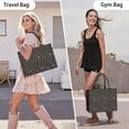 thumbnail image 6 of Large Capacity Tote Bag,Brown Star Moon Constellation Pattern Handbag Fashion Luxury Tote Bag,15.7"x13"x 5.1" Inches,Laptop Compatible, 6 of 6