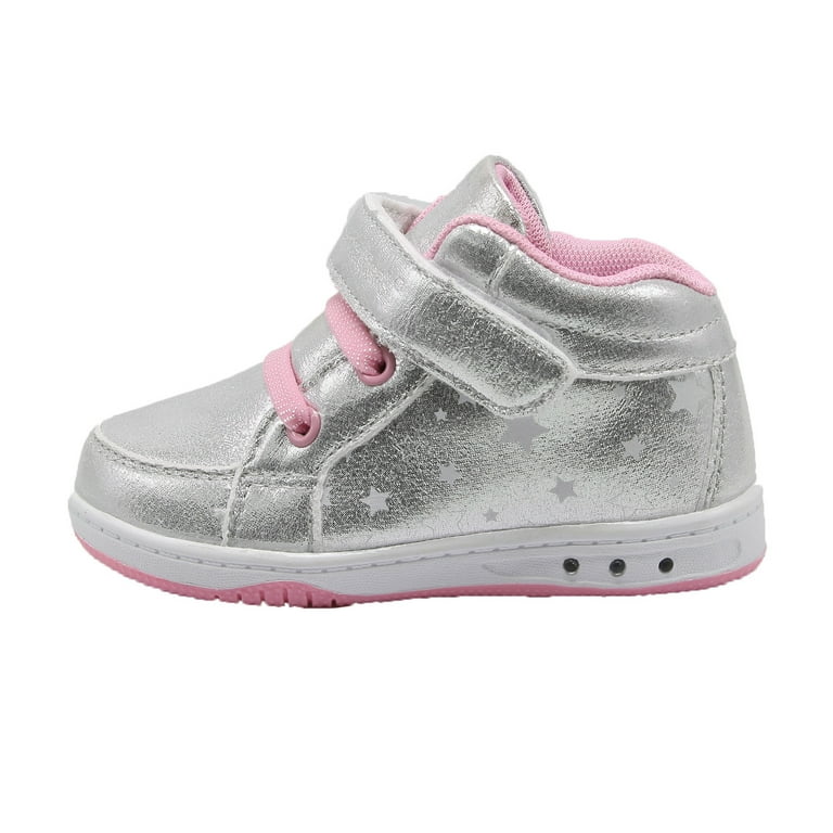 Dream Seek Girls Toddler 9303 Hook n Loop Lace Free Casual