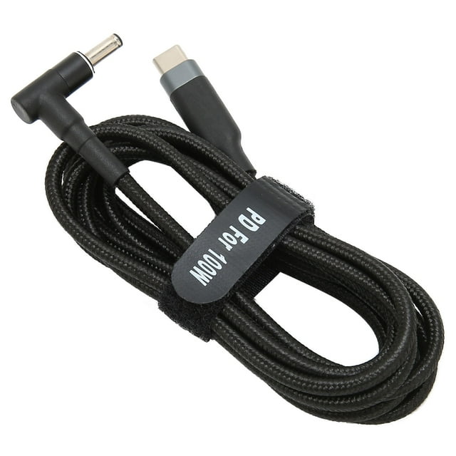 Laptop Charging Cord, Pure Copper Wire Core USB C To DC Plug Portable Convenient Durable For Office For Travel For Home 0.5 M