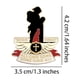 thumbnail image 3 of Insignia roja del 110.º aniversario Insignias rojas del 110.º aniversario Pins Broche de solapa rojo para no olvidar Insignia de recuerdo Regalo, 3 of 7