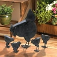 thumbnail image 3 of Zingz & Thingz Hen with Chicks Sculpture 11.25x3.75x14.5", 3 of 3
