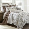 thumbnail image 6 of Levtex Home Pisa Twin Quilt Set, Grey and Taupe Floral Cotton Quilt, Twin - Reversible, 6 of 8