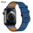 thumbnail image 2 of LEIXIUER Compatible with Apple Watch Leather Band 45mm 44mm 40mm 49mm 41mm 38mm 42mm for Adjustable Calfskin Leather Watch Stap Quick Release Wristbands for iWatch Series Ultra SE 8 7 6 5 4 3 2 1, 2 of 5