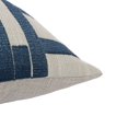 thumbnail image 5 of LR Home Blue/Ivory Contemporary Geometric Hand-Woven Throw Pillow Cover, 5 of 8
