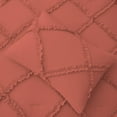 thumbnail image 6 of DNG Creations 1 Piece Luxurious Diamond Ruffle Comforter Super Soft, All Season Pintuck 800 Thread Count, 100% Egyptian Cotton, King/California King Size Brick Red Color, 6 of 9