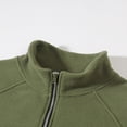 thumbnail image 3 of MHFRRA Winter Coats Men's Fashion Slim Stand Collar Long Sleeve Pullover Sweater Casual Jacket, 3 of 7