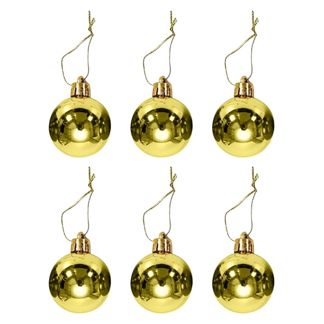 Bolas navideñas Mouliraty, 6 unidades, irrompibles, para árbol de Navidad, bodas, fiestas, 3,15 pulgadas