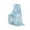 Light Blue, variant on JeashCHAT Reversible Fuzzy Faux Throw Blanket Tie-dye Super Soft Cozy Plush Fluffy Bedding Lightweight Long Hair Shaggy Blanket for Sofa Couch Chair Bed, 31"x47", Colorful