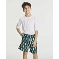 thumbnail image 2 of Real Essentials 3 Pack: Boys' 2 in 1 Swim Trunks with Compression Boxer Liner Stretch Beach Board Shorts Quick Dry (Age 4-18), 2 of 6