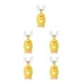 thumbnail image 3 of Naiovety Cepillo de para niños * Cepillo de de masaje blanqueador para niños en forma de U 6-12 años Mango de dibujos Amarillo 5piezas, 3 of 6