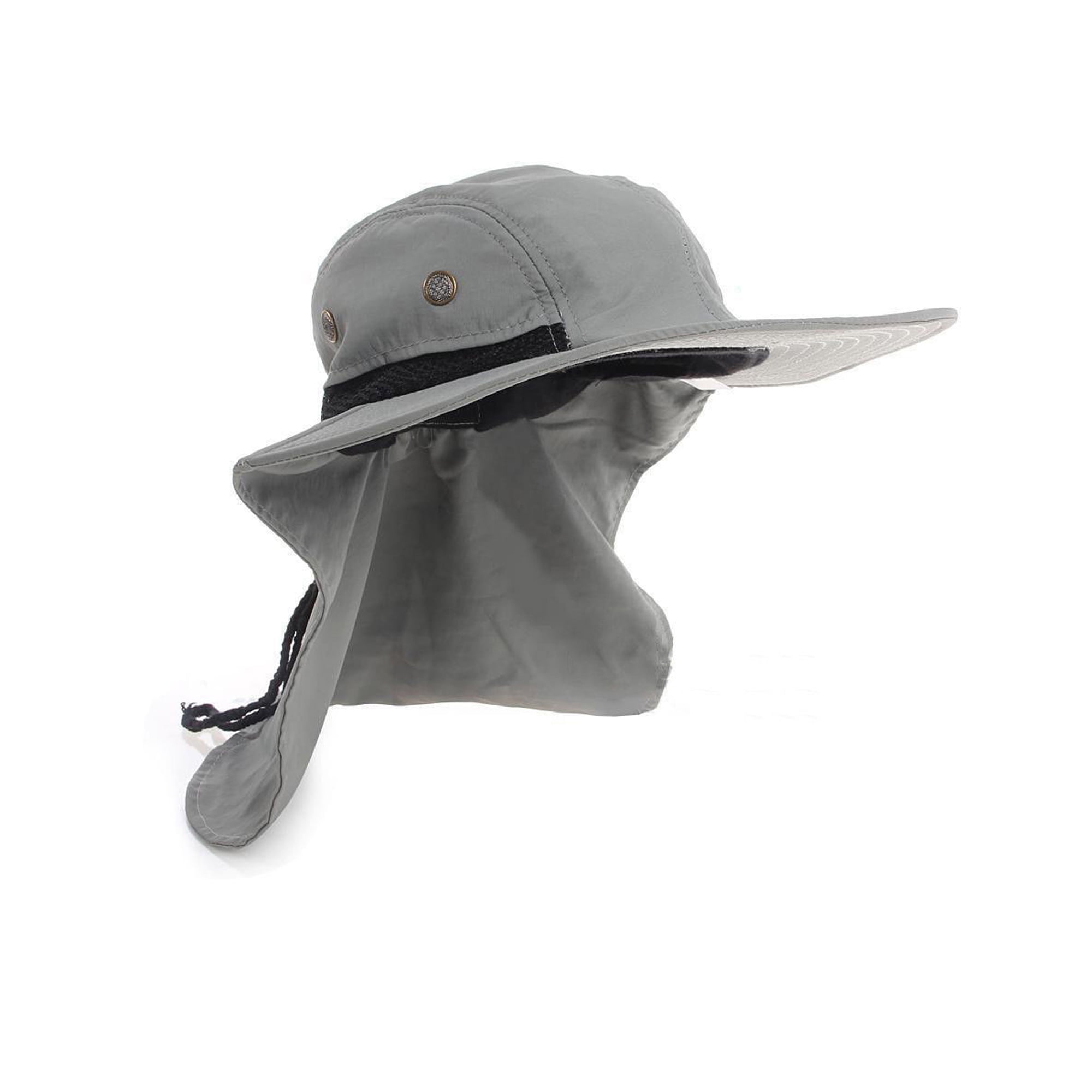 Outdoor camping hat fishing hiking hunting uv protection boonie hat with neck fl 