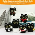 thumbnail image 5 of 5 PCS Black Cat Bag Charm Cute Cat Plush Keychain Black Cat Gifts for Handbags Backpacks Purse Keychain Accessories Charm Cat Lover Gifts, 5 of 14