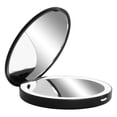 thumbnail image 3 of Impressions Vanity Solar QI 2 Sided Lighted Magnifying Compact Makeup Mirror (Black), 3 of 4