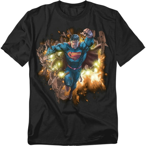 Superman T-Shirt Blasting Through Unisex Graphic Tee For Men & Women