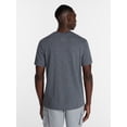 thumbnail image 3 of George Men's & Big Mens Classic Fit Striped Short Sleeve Crewneck T-Shirt, Sizes S-5XL, 3 of 5