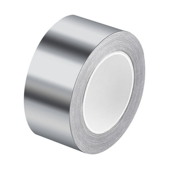 Aluminum Foil Duct Tapes Heavy Duty, Silver Metal Tape, Premium Insulation Adhesive Tape High Temperature for Ductwork, Dryer Vent, Furnace, Patching Hot & Cold Air Ducts
