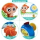 thumbnail image 4 of Juguetes de baño para niños pequeños para bebés de 1, 2 y 3 años, juguetes de bañera para niños y niñas con 2 tazas de juguete, ventosas fuertes, caja de Color creativa Ormromra WRMH-344, 4 of 6