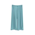 thumbnail image 4 of Bixock Women Pajamas Pants Loungewear Pants Capris Pants Solid Color Elastic Waist Wide Leg Loose Thin Textile Wearable Outside Indoor Homewear Sleepwear Trousers Women Clothings, 4 of 5