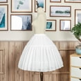 thumbnail image 4 of Aellinatey 50s Petticoat Skirt Rockabillys Dress Crinoline Tutus Underskirts for Womens, 4 of 11