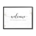 thumbnail image 2 of Stupell Industries Welcome to Our Beautiful Chaos Fun Family Phrase Graphic Art Framed Art Print Wall Art, 30x24, By Jennifer Pugh, 2 of 5