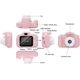 thumbnail image 4 of Kids Camera, Rechargeable Mini Digital Camera Shockproof Photo Video Camcorder for Girls Boys 3-10 Years Old, 1080P HD Video for Outdoor Game (32G Card Included), 4 of 5