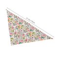 thumbnail image 3 of Naloa Bunny Floral Dog Bandanas 1PC Washable Triangle Dog Scarfs Premium Durable Fabric, for Small Medium Large Dogs and Cats, 3 of 6