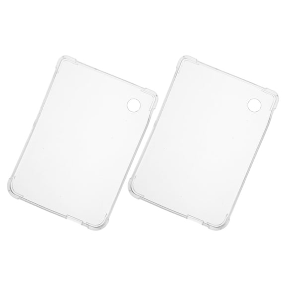 MLINS 2 Pcs -Reader Case Silicone Back Covers E-Reader Protector Transparent Protective Covers Compatible With Kobo 6 Inch
