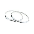 thumbnail image 3 of 1 Pair Iron Tom Drum Hoop Ring Ring Rim Percussion Rim 13inch 6 Holes, 3 of 8