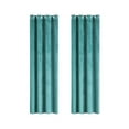 thumbnail image 2 of Tyidzon Velvet Curtains, Blackout Curtains for Bedroom/Living Room 63 Inches Long Grommet Thermal Insulated Curtains Noise Reducing Window Drapes, 2 Panels, 2 of 7